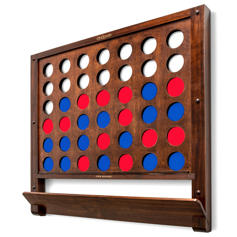 GoSports Wall Mounted Giant Game Four in a Row Game & Reviews Wayfair